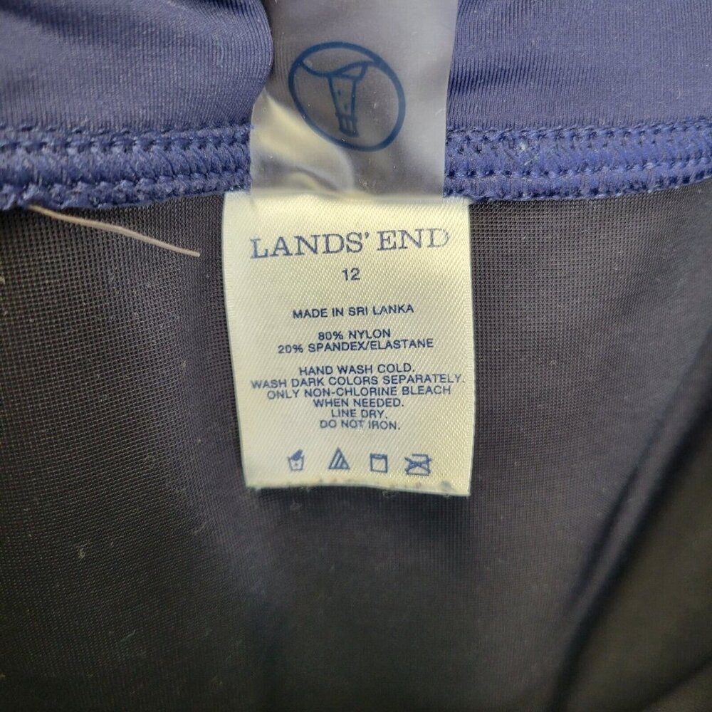 Lands' End Women's Size 12 Swimsuit Skirt Blue - Picture 4 of 4